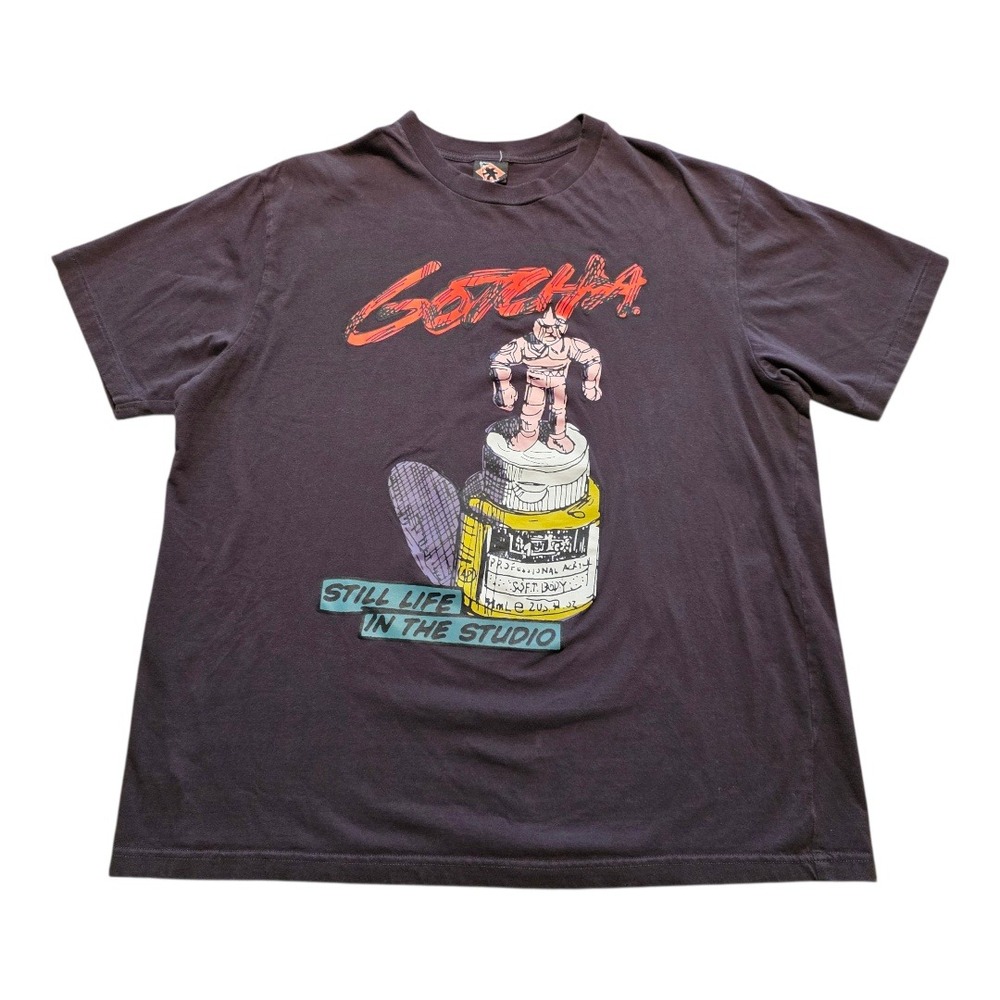 Gotcha Graphic T Shirt XL‎ Mens "Still Life In The Studio" Print Cotton Vintage